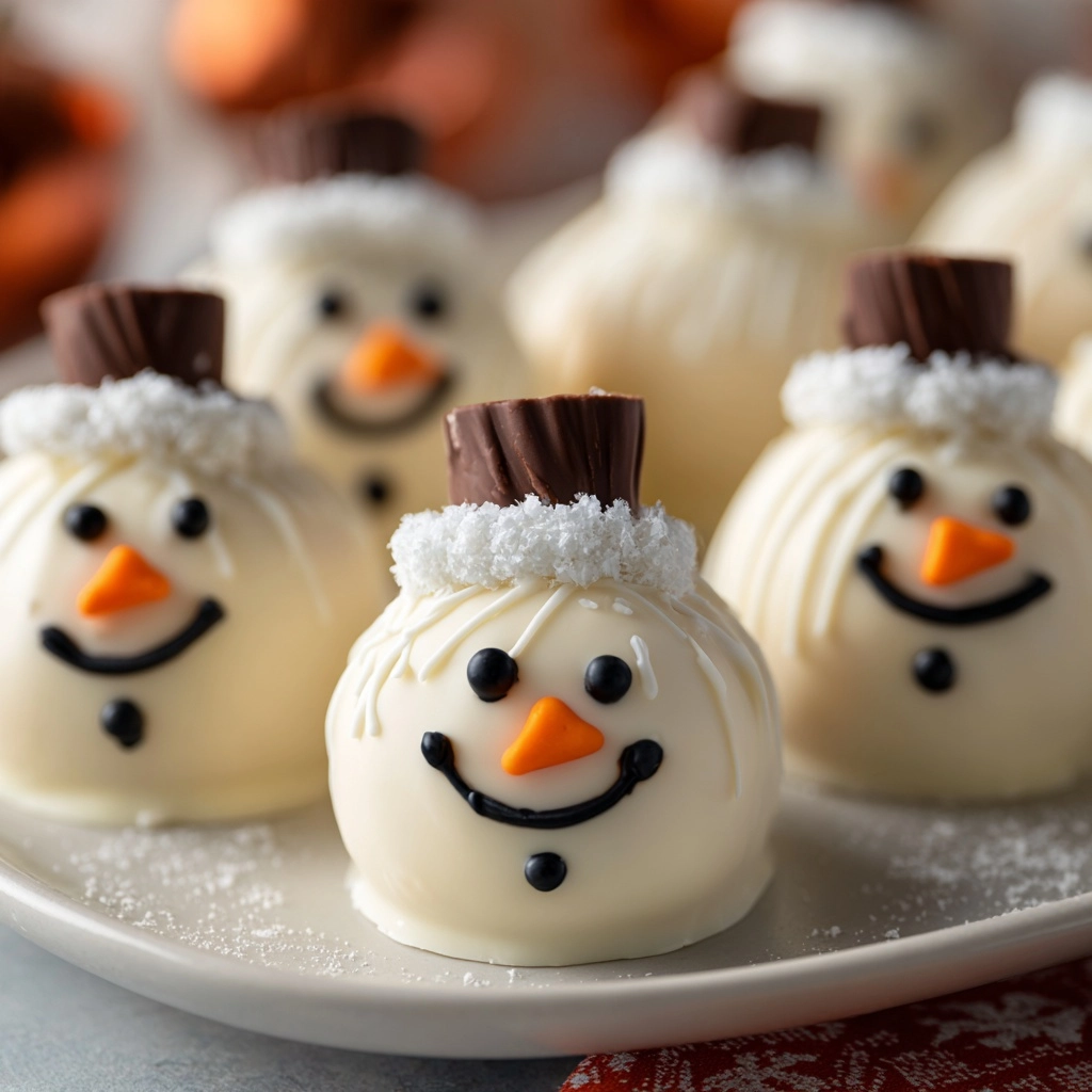 Snowman Oreo Truffles (Almost Too Cute to Eat)
