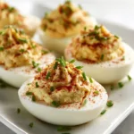 Thanksgiving Appetizer Deviled Eggs