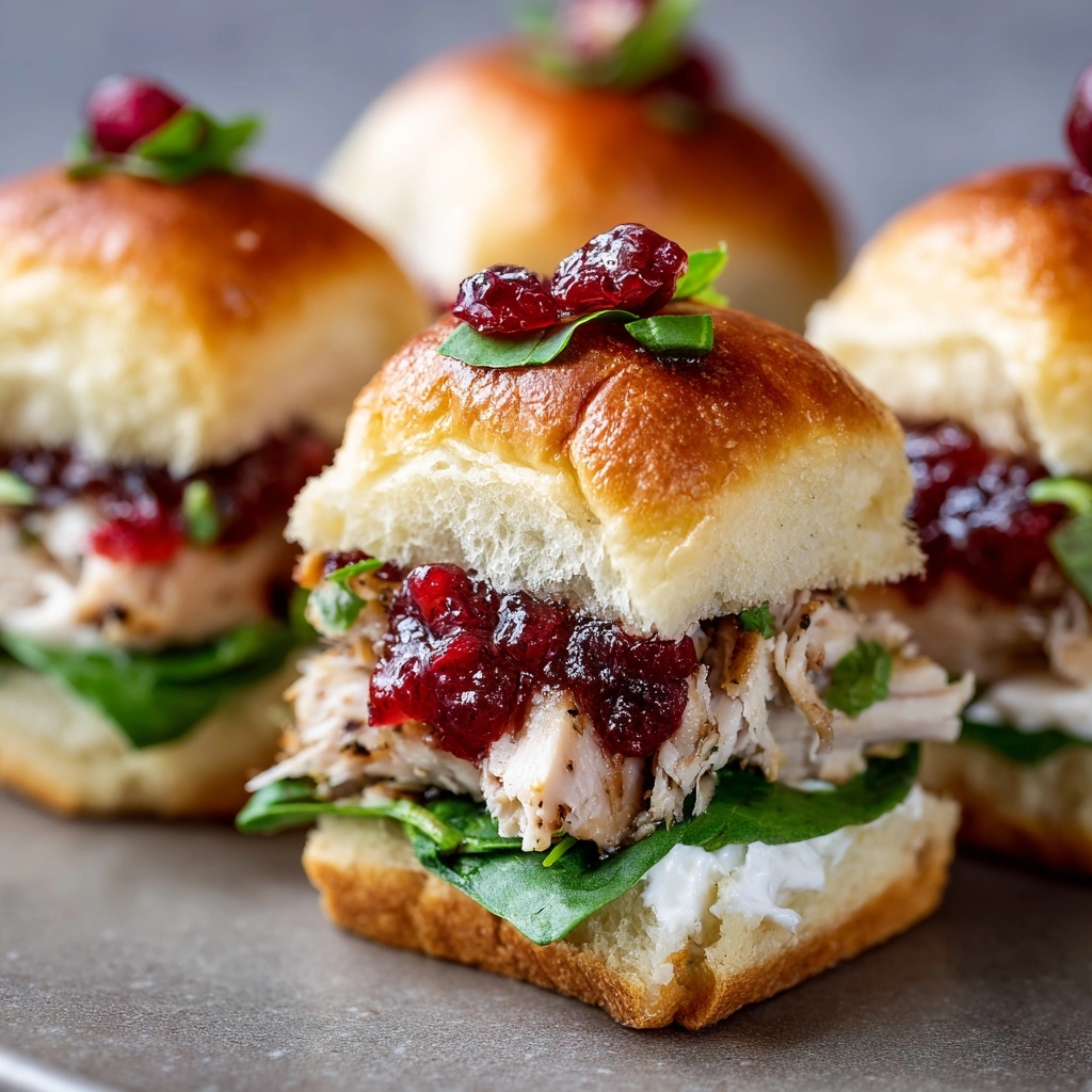 Turkey Cranberry Sliders | Easy Thanksgiving Leftovers Recipe