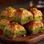 Turkish Baklava (Fistikli Baklava)