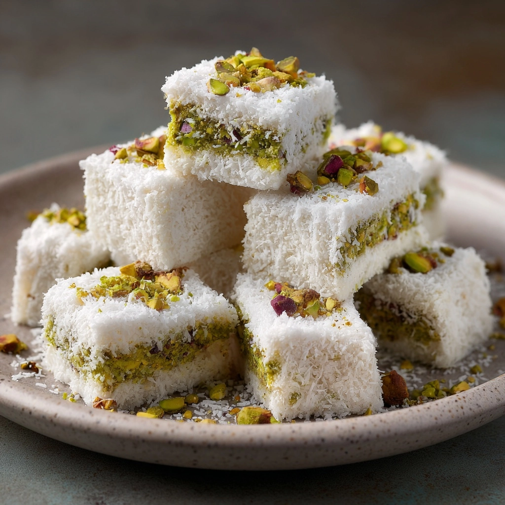 Turkish Delight Slice | No-Bake