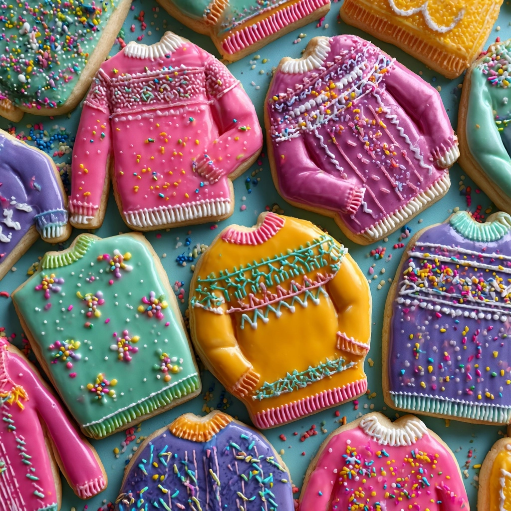 Ugly Sweater Sugar Cookies (Fun & Festive Decorating)