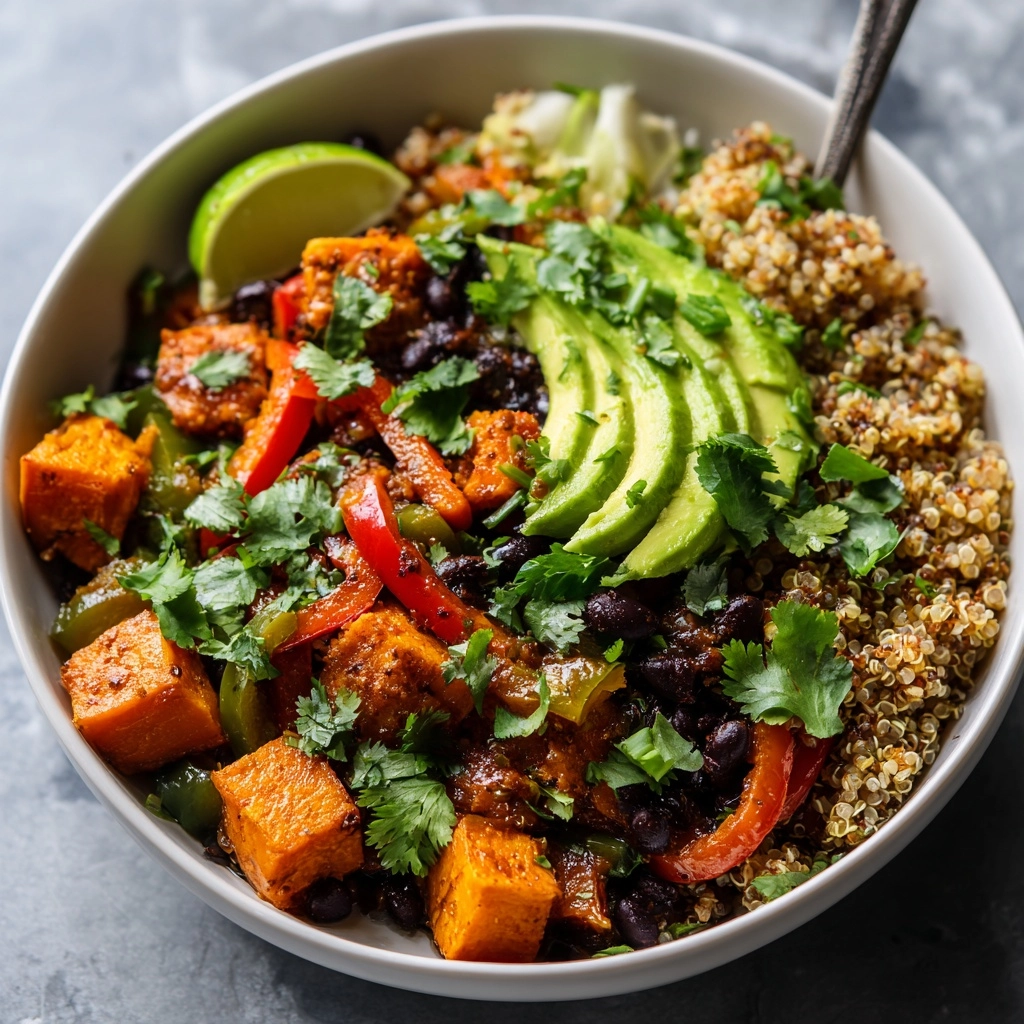 Vibrant Sweet Potato and Black Bean Quinoa Bowls for a Healthy Meal!