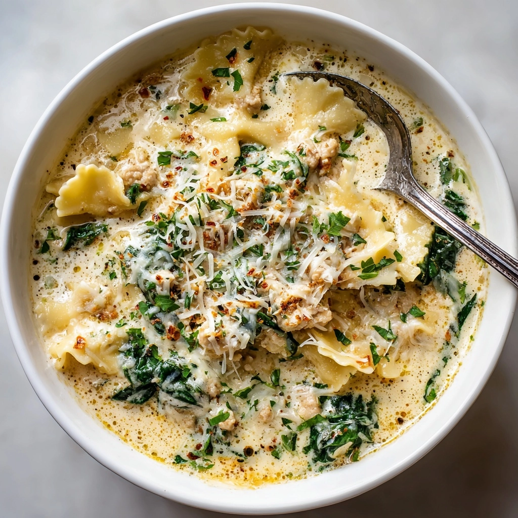 White Lasagna Soup Recipe