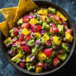 Avocado Strawberry Mango Salsa