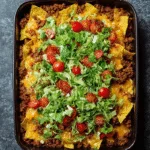 Big Mac-nacho ovenschotel