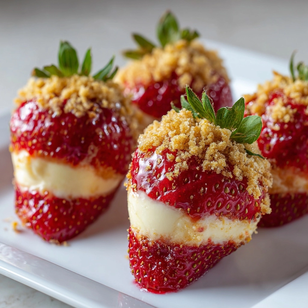 Cheesecake Deviled Strawberries
