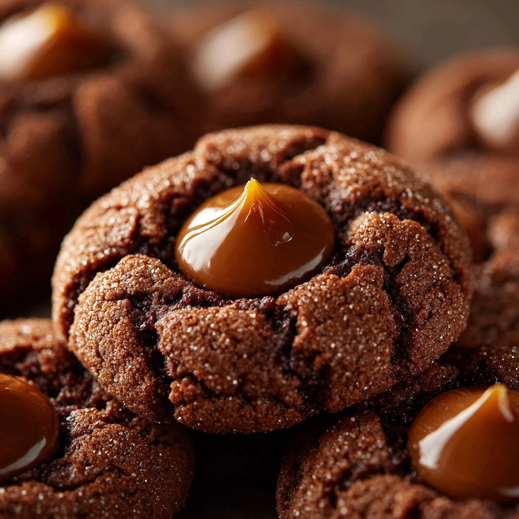 Chocolate Caramel Blossoms