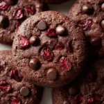 Chocolate Cherry Cookies - In Bloom Bakery