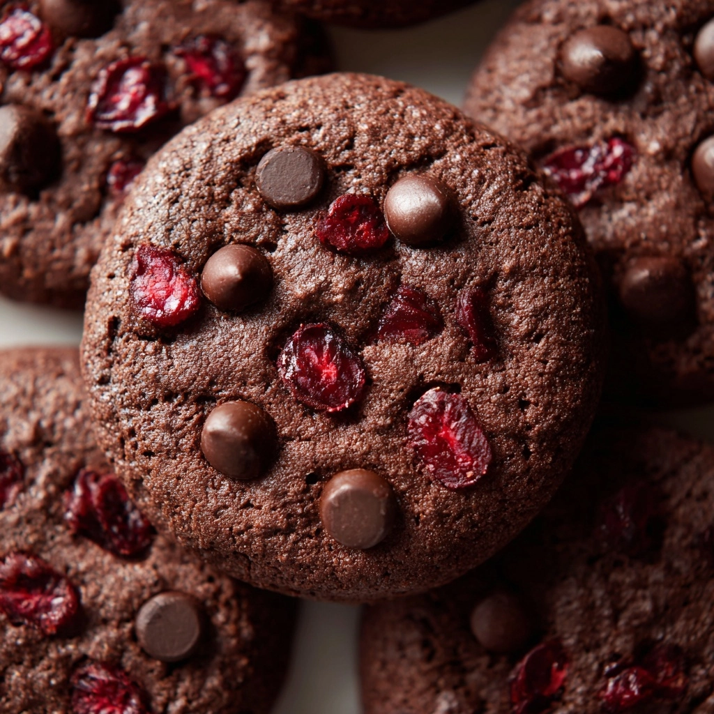Chocolate Cherry Cookies - In Bloom Bakery