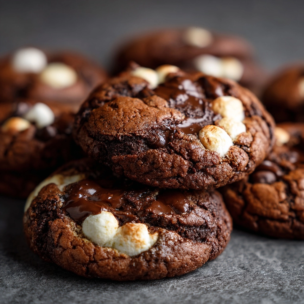 Chocolate Marshmallow Swirl Cookies [50 Minutes] - Chasety