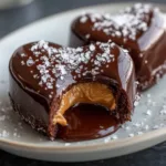 Chocolate Peanut Butter Valentine’s Heart