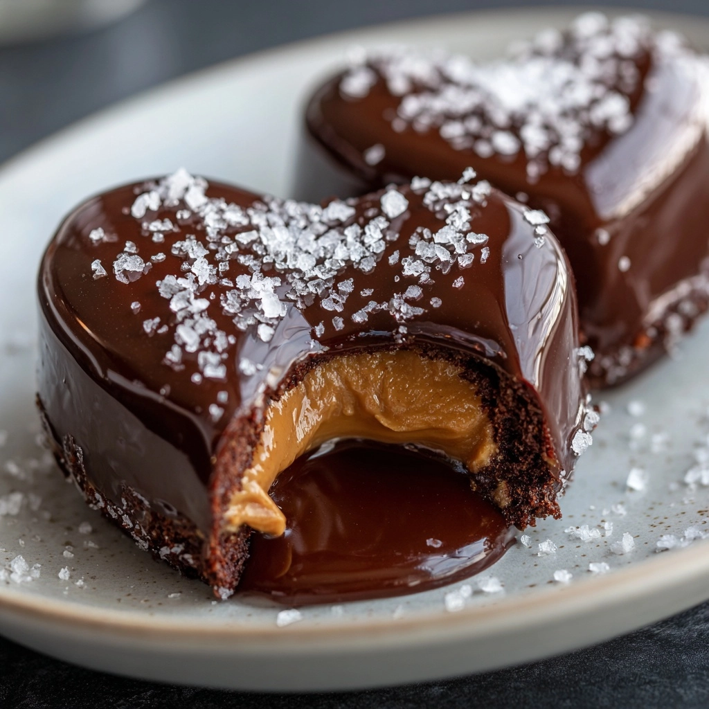 Chocolate Peanut Butter Valentine’s Heart