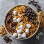 Chocolate Protein S'mores Bowl