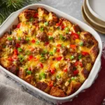 Christmas Breakfast Casserole | Festive, Hearty & Easy Holiday Recipe