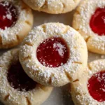 Christmas Maraschino Cherry Shortbread Cookies