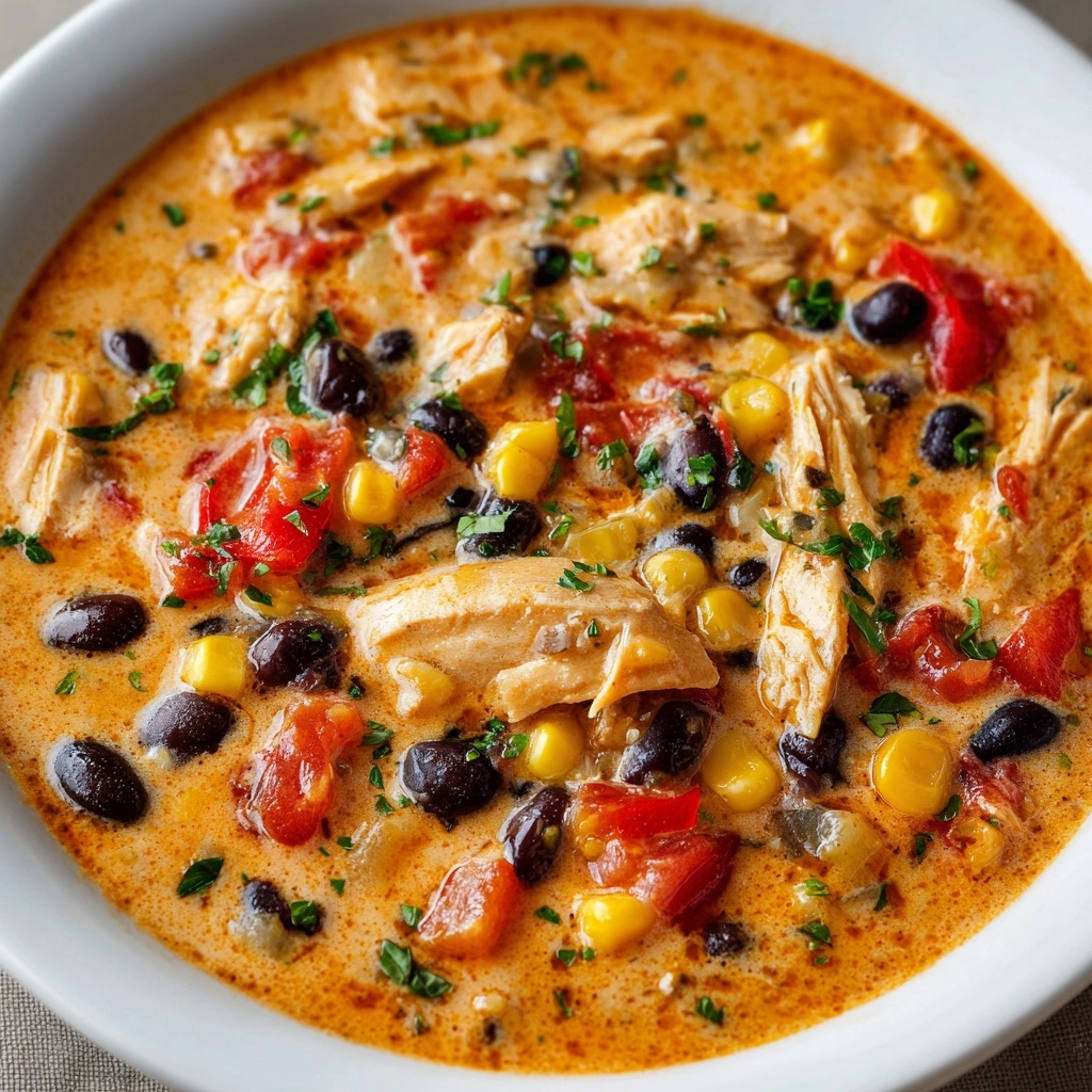 Creamy Chicken Enchilada Soup