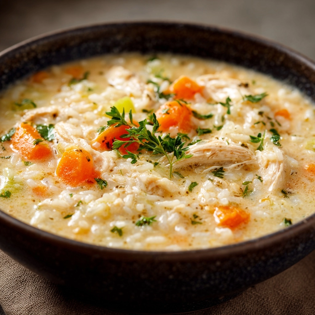 Creamy Chicken and Rice Soup