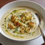 Creamy Roasted Cauliflower Soup | Ambitious Kitchen