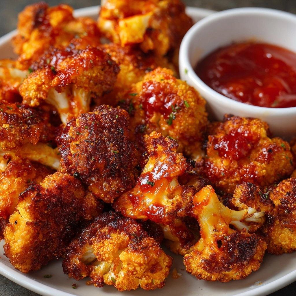 Crispy Buffalo Cauliflower Wings