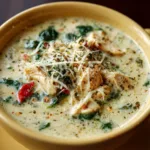 Crock Pot Creamy Chicken Parmesan Soup