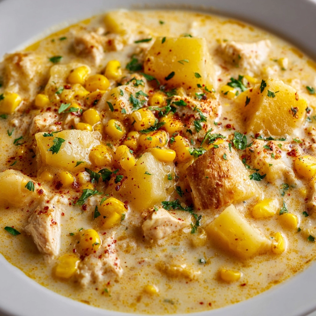Crockpot Chicken Corn Chowder
