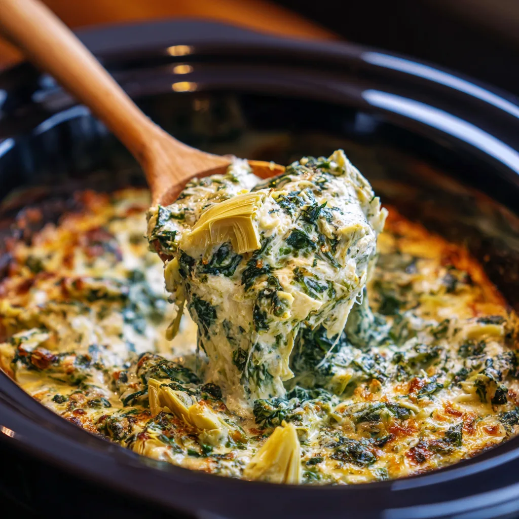 Crockpot Spinach Artichoke Dip