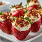 Deviled Strawberries (The BEST Party Food For A Crowd!)