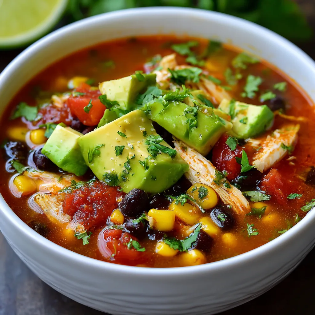 Easy Chicken Taco Soup