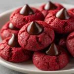 Easy Hershey's Red Velvet Blossoms Cookies
