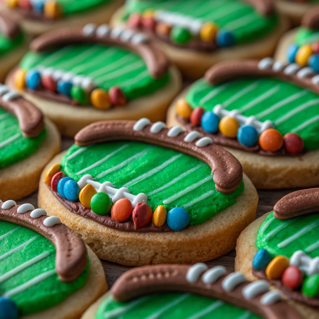 Football Stadium Sugar Cookies