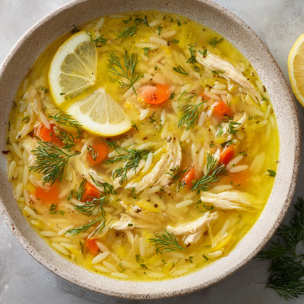 Greek Lemon Chicken Soup - An Organized Chaos