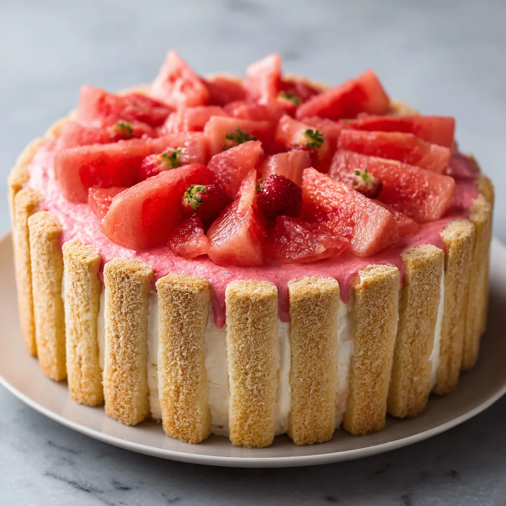 Guava Charlotte Cake - Mexican Carlota • All that's Jas