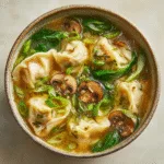 Gyoza Soup (Japanese Dumpling Soup)