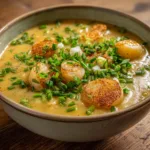 Hangover Cure Garlic Potato Soup | Home Cooked Harvest