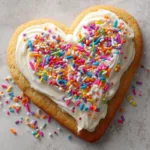 Heart Shaped Cookie Cake