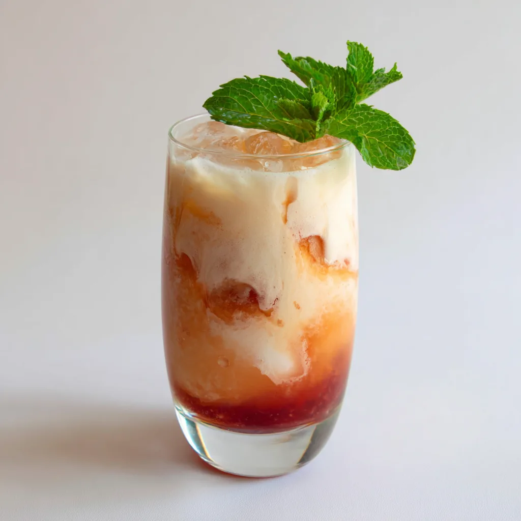 Homemade Real Fruit Irish Cream Soda