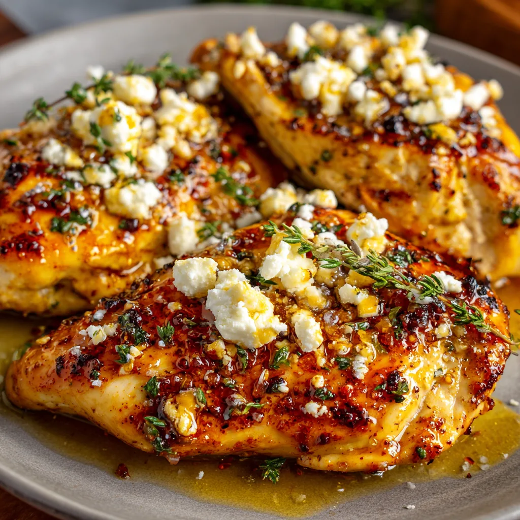 Hot Honey Feta Chicken – Sweet, Spicy & Irresistibly Tender