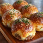 Irresistible Garlic Parmesan Cheeseburger Bombs for Game Day