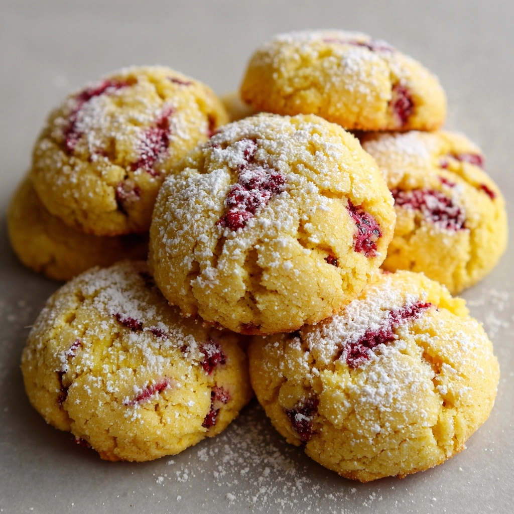 Lemon Raspberry Cookies [35 Minutes] - Chasety