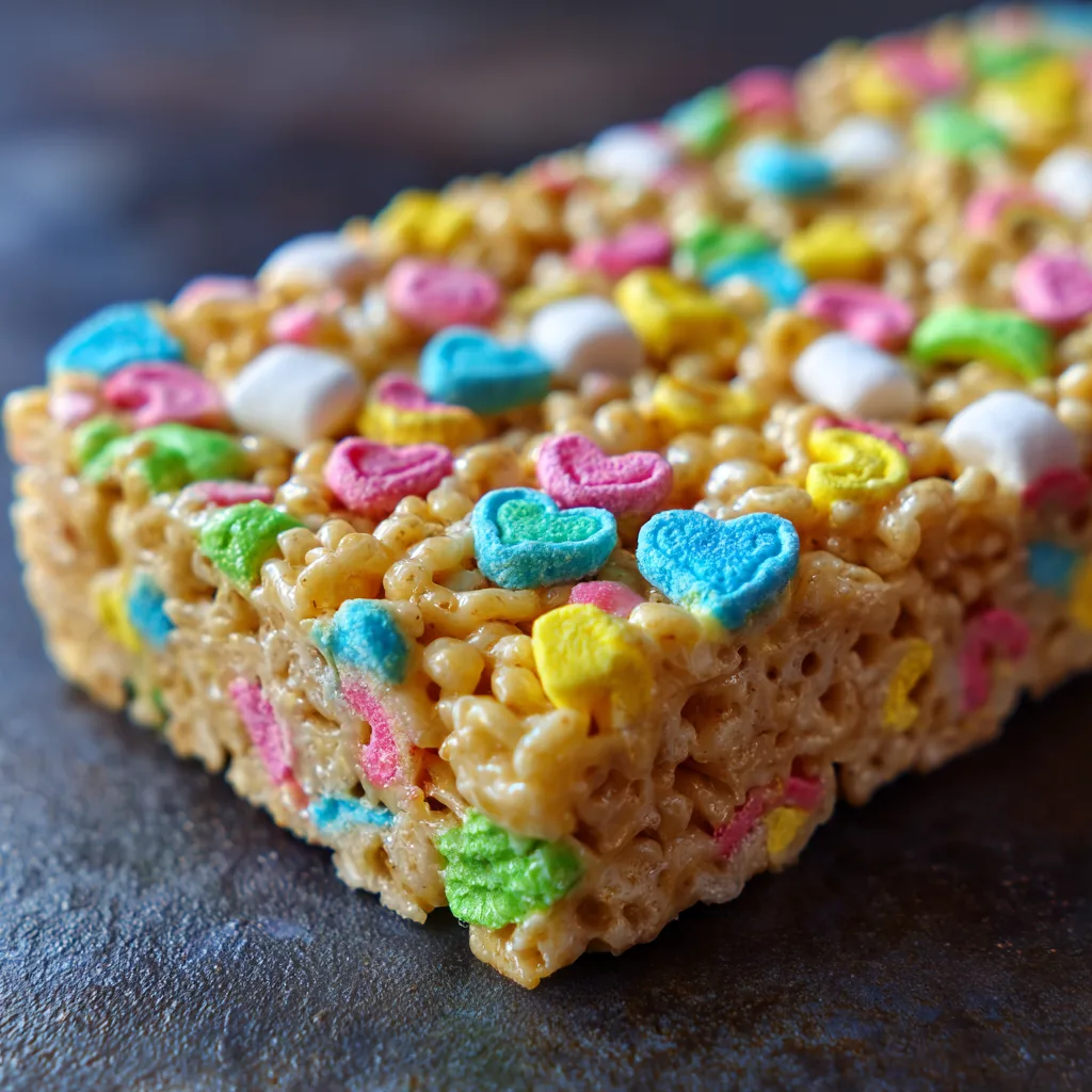Lucky Charms Rice Krispie Treats
