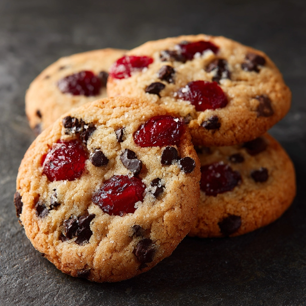 Maraschino Cherry Chocolate Chip Cookies