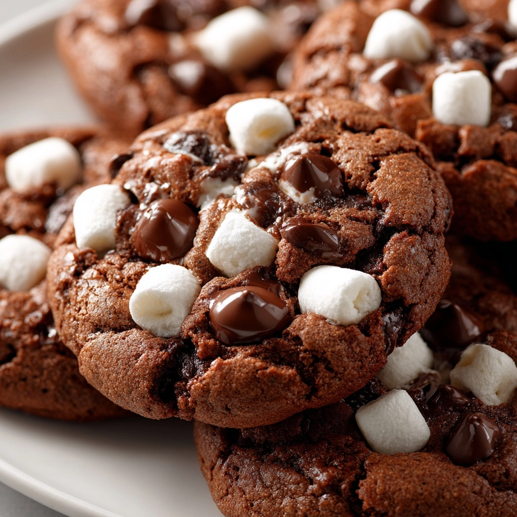 Marshmallow-Surprise Hot Cocoa Cookies