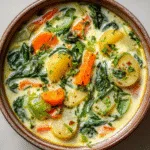 One-Pot Creamy Vegetable Soup - It's All Good Vegan