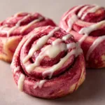 Pink Velvet Cinnamon Rolls