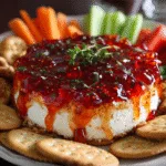 Quick Pepper Jelly Cream Cheese Appetizer Dip and Bites