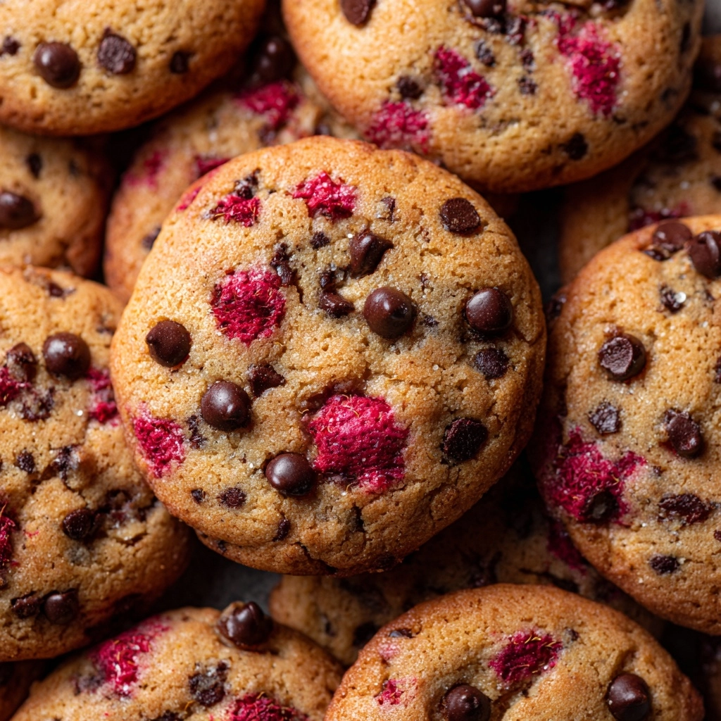 Raspberry Chocolate Chip Cookies