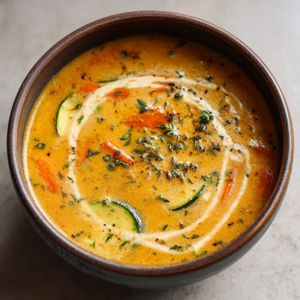 Roasted Vegetable Soup: Smooth and Creamy