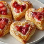 STRAWBERRY CREAM CHEESE HEART DANISHES
