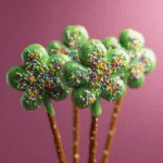 Shamrock Pretzel Pops